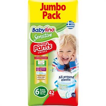 Babylino Sensitive Pants No 6 (15kg+) 42τμχ