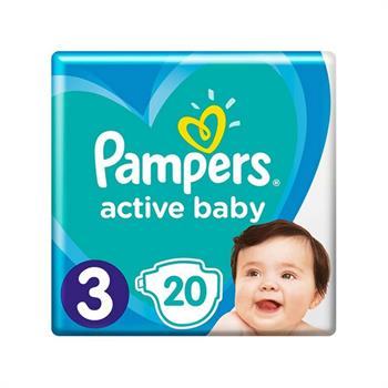 Pampers Active Baby No 3 (6-10kg) 20τμχ