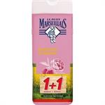 Le Petit Marseillais Aφρόλουτρο Βατόμουρο + Παιώνια 650ml x 2