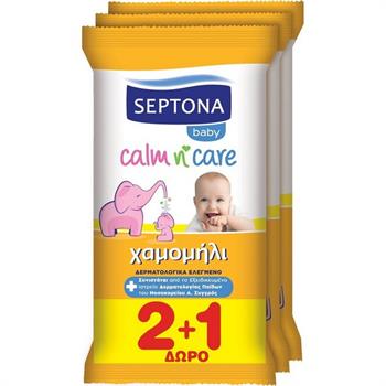 Septona Calm N  Care Chamomile 2x12τμχ + Δώρο 1x12μχ