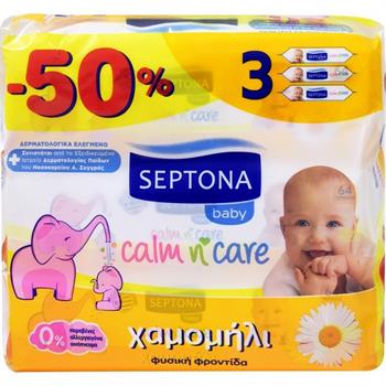 Septona Calm N  Care Chamomile 192 τμχ