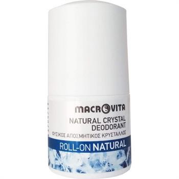 Macrovita Φυσικός Αποσμητικός Κρύσταλλος Roll-on Natural 50ml