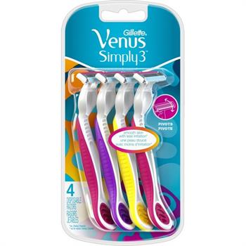 Gillette Venus 3 Multicolor 3+1 Δώρο
