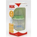 Nuk First Choice Plus PP με Θηλή Σιλικόνης 0-6m Green Dino 150ml