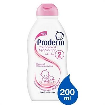 Proderm Σαμπουάν + Αφρόλουτρο No 2 200ml