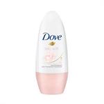 Dove Roll On Soft Talc Αποσμητικό με 1/4 Ενυδατική Κρέμα 50ml