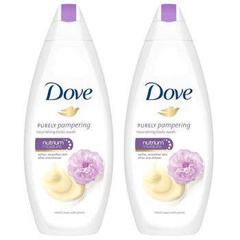 Dove Purely Pampering Sweet Cream with Peony Ενυδατικό Αφρόλουτρο Χαρίζει Στιγμές Χαλάρωσης + Φροντίδας στο Μπάνιο σας 2x500ml