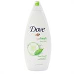 Dove Go Fresh Αφρόλουτρο με Άρωμα Αγγουριού και Πράσινου Τσαγιού 700ml