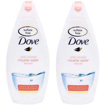 Dove Anti-Stress Micellar Water Body Wash Ήπιο, Απαλό Αφρόλουτρο με Anti-Stress Δράση 1+1 750ml