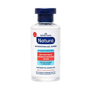 Papoutsanis Natura Αντισηπτικό Gel Χεριών 80% 60ml