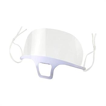 Προστατευτική ασπίδα στόματος Safety διάφανη πολλαπλών χρήσεων