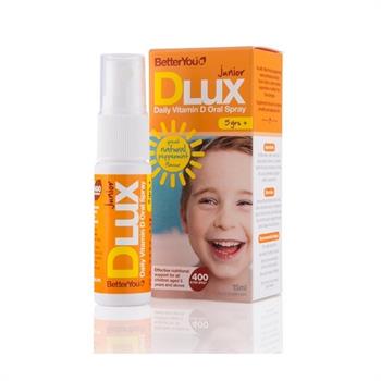BetterYou Dlux Junior 3Year+ Vitamin D 400IU Oral Spray 15ml