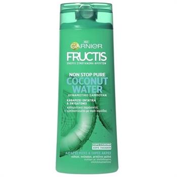 Garnier Fructis Non Stop Pure Coconut Water Σαμπουάν Λιπαρές Ρίζες + Ξηρές Άκρες 400ml