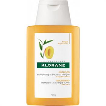 Klorane Nourishing Treatment Shampoo with Mango Βutter, Σαμπουάν με βούτυρο Μάνγκο για Ξηρά/Ταλαιπωρημένα Μαλλιά 75 ml