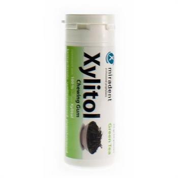 Miradent Xylitol Τσίχλες Πράσινο Τσάι 30τμχ
