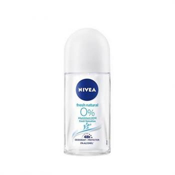 Nivea Deo Fresh Natural 0% Roll-On Γυναικείο 50ml
