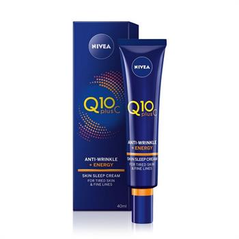 Nivea Q10 Plus C Αντιρυτιδική Κρέμα Ύπνου για Αναπλήρωση Ενέργειας 40ml