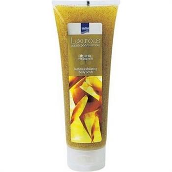 Intermed Luxurious Natural Exfoliating Body Scrub Vanilla Madagascar Απολεπιστικό Σώματος με άρωμα βανίλιας, 250ml