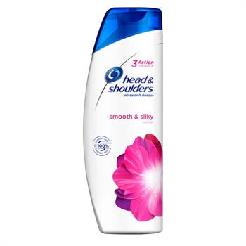 Head + Shoulders 3 Action Anti-Dandruff Shampoo Men Smooth + Silky Αντιπιτυριδικό Σαμπουάν για Απαλά και Μεταξένια Μαλλιά, 360ml