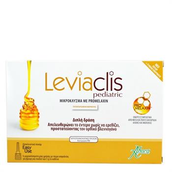 Aboca Leviaclis Pediatric Microenema με Promelaxin για Καταπολέμηση της Δυσκοιλιότητας σε Παιδιά + Βρέφη 6x5g