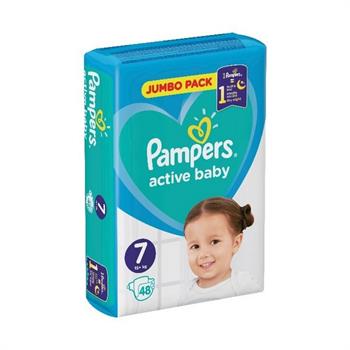 Pampers Active Baby Νο 7 (15+kg) 48 τμχ