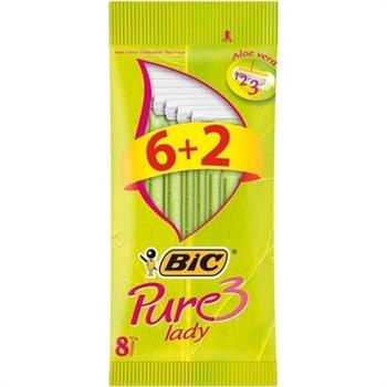Bic Pure 3 Lady 8τμχ