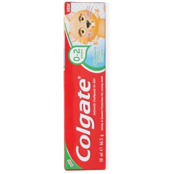 Colgate Παιδική Οδοντόκρεμα με Γεύση Φράουλα 0-2 50ml