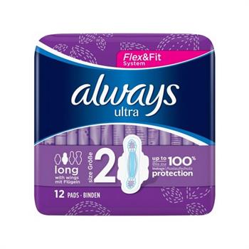 Always Ultra Long Σερβιέτες χωρίς Φτερά, 12 τεμάχια
