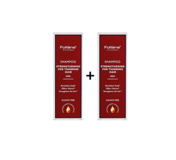 Foltene Shampoo Strengthening for Thinning Hair Men Sulfate Free 2 x 200ml