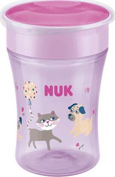 Nuk Magic Cup Learner 8m + 230ml Purple 1Τεμάχιο