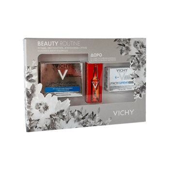 Vichy Promo Beauty Routine Liftactiv Supreme Κρέμα Ημέρας Κανονική/Μικτή Επιδερμίδα 50ml & Δώρο Κρέμα Νύχτας 15ml & Glyco-C 2ml