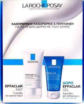 La Roche Posay Promo Effaclar Mat Ενυδατική Σμηγματορρυθμιστική Φροντίδα 40ml