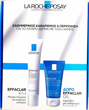 La Roche Posay Promo Effaclar με K(+) Ενυδατική Κρέμα Προσώπου για τη Λιπαρή και Μικτή Επιδερμίδα, 40ml