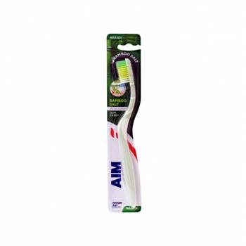 AIM Nature Elements Bamboo Salt Οδοντόβουρτσα με Τρείς Κλίσεις Μαλακή, 1τεμ