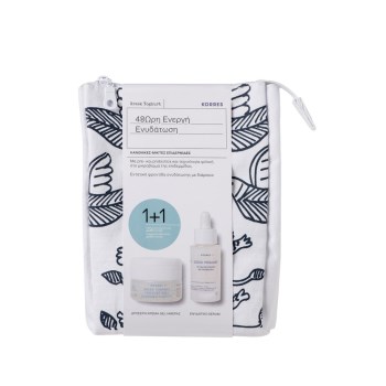 Korres PROMO 1+1 Greek Yoghurt με 48ωρη Ενυδατική Κρέμα-Gel Ημέρας για Κανονικές / Μικτές Επιδερμίδες με γιαούρτι, 40ml