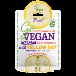 7DAYS GoVegan sheet mask ΥELLOW DAY 25g