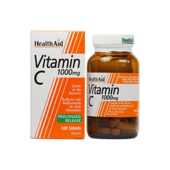 Health Aid Vitamin C 1000mg Prolonged Release 100 Ταμπλέτες