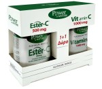 Power Health Platinum Promo Platinum ESTER-C 500mg 50s Tabs + ΔΩΡΟ Vitamin C 1000mg 20s Tabs