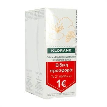 Klorane Cold Wax Small Strips with Sweet Almond Promo (Το 2ο Προϊόν -1€) Διπλές Αποτριχωτικές Ταινίες 2x6 Ταινίες