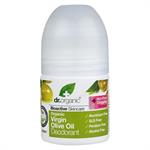 Dr. Organic Olive Oil Deodorant Αποσμητικό Roll-on με Βιολογικό Λάδι Ελιάς, 50ml