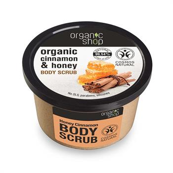 Natura Siberica Organic Shop Organic Cinnamon & Honey Body Scrub 250 ml