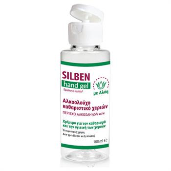 Epsilon Health Silben Αλκοολούχο Καθαριστικό Χεριών 65% με Αλόη 100ml