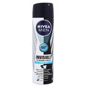 Nivea Men Invisible For Black + White Fresh 48h Spray 150ml