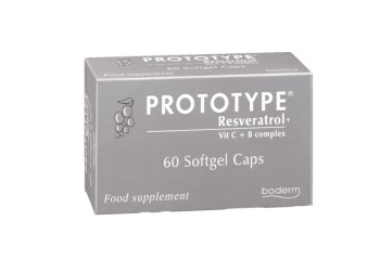 Boderm Prototype Συμπλήρωμα Διατροφής με Ρεσβερατρόλη για Αντιγήρανση 60 softgels