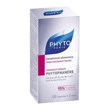 Phyto Phytophanere Συμπλήρωμα Διατροφής για Όμορφα και Δυνατά Μαλλιά Αγωγή 2 μηνών 120caps