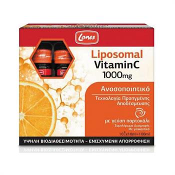 Lanes Liposomal Vitamin C Πορτοκάλι 1000mg 10x10ml