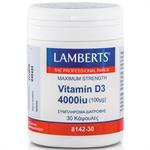 Lamberts Vitamin D3 4000 IU 30 caps