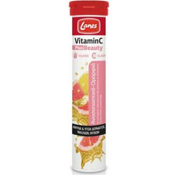 Lanes Vitamin C Plus Beauty Pink Lemonade 500mg 20 αναβράζοντα δισκία