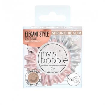 Invisibobble Sprunchie Slim Bella Chrome 2τμχ