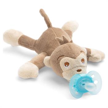 Philips Avent Snuggle Μαιμού με Ορθοδοντική Πιπίλα Σιλικόνης 0-6m 1τμχ